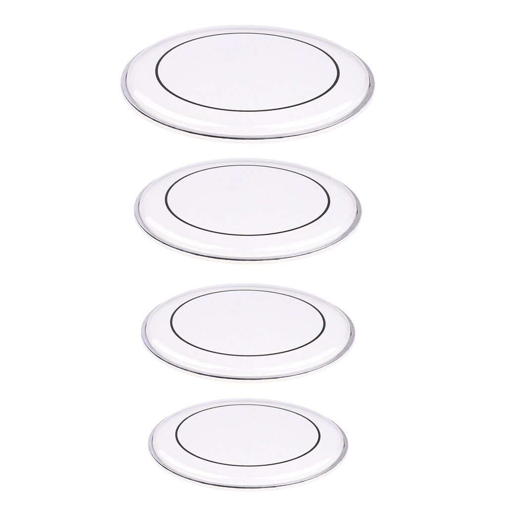 Transparent Double Layer Drumhead Drum Skin for Drum Set Parts Accessories 4 Sizes