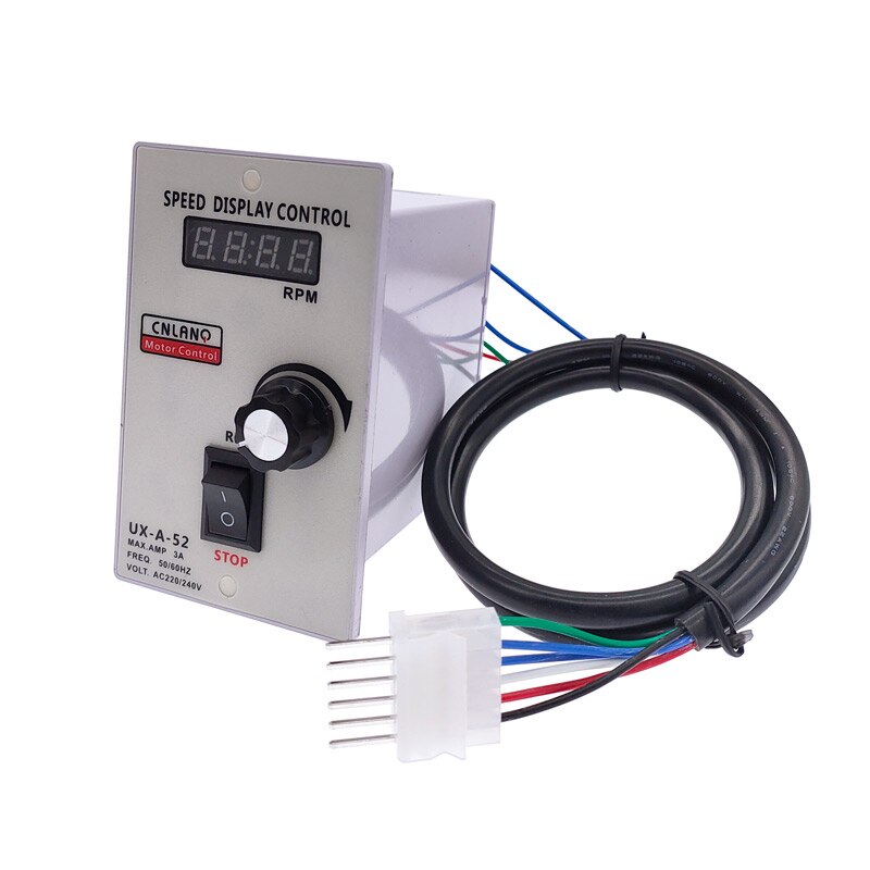 Contrôleur de vitesse de moteur 400W, 220V AC, à affichage numérique, régulateur de position avant et arrière, 50/60hz