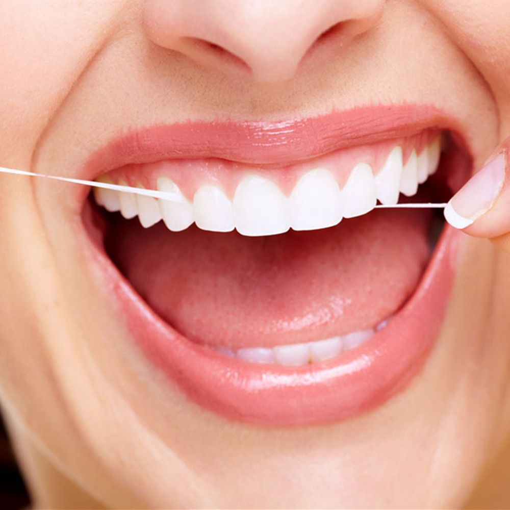 2 Stuks Kleur Willekeurige 15 M Dental Floss Voor Tanden Reinigen Mondverzorgingskit Mondhygiëne Mint Geur Draagbare Sleutelhanger tanden Floss