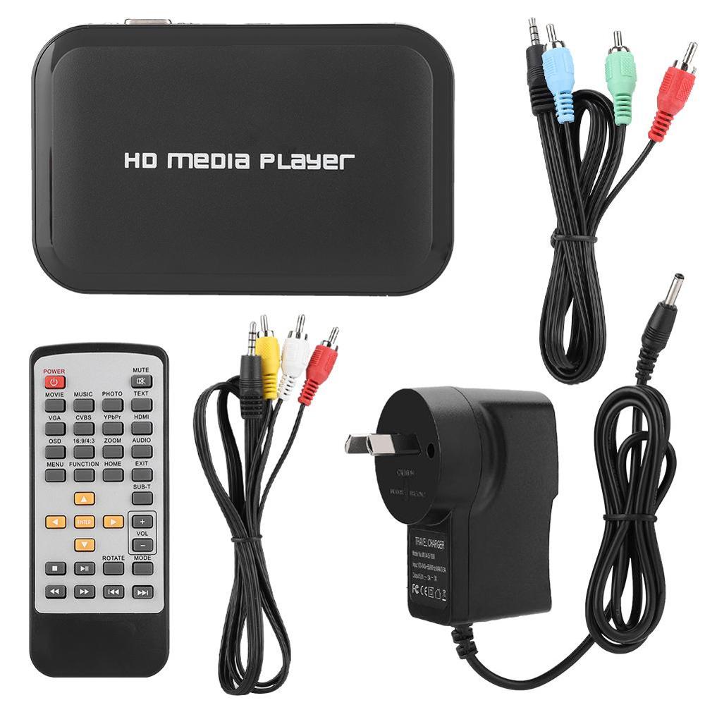 1080P Multimedia-Player Full HD Media Player AV VGA HDMI Schnittstellen für Ausstellung Hallen Hotels Werbung Unternehmen: AU