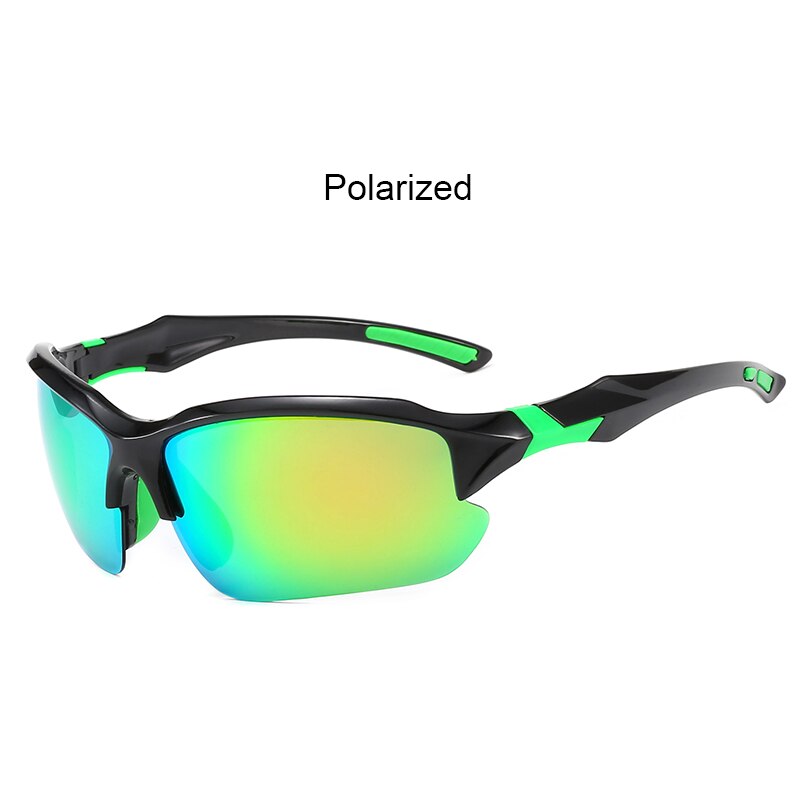 Fotokromiske fiskebriller polariseret  uv400 fisker solbriller unisex camping vandring briller sport løb cykelbriller: Sort orange