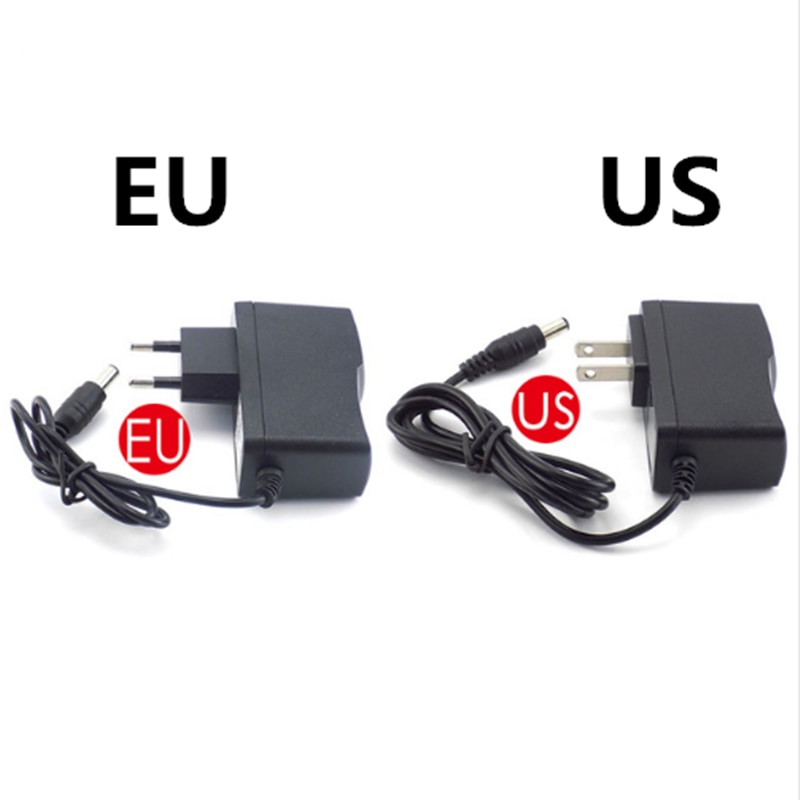 Fuente de alimentación del transformador, adaptador de Controlador LED, cargador convertidor de 12 voltios para tira de luces LED, CA 110V, 220V a cc 12 V, 1A, 2A, 3A