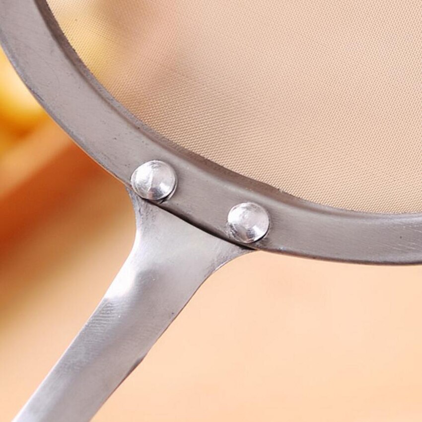 Rvs draad fijnmazige oliezeef bloemzeef vergiet keukengereedschap drie maten