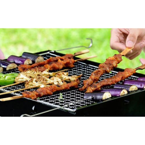 304 roestvrij staal vierkant BBQ grillrooster - 60 x 50 cm