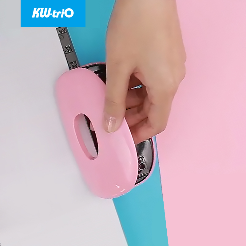 Mini Agrafeuse Portable – Style Macaron Rose | Jusqu’à 10 Feuilles | Design Ergonomique | Parfaite Pour école Et Bureau
