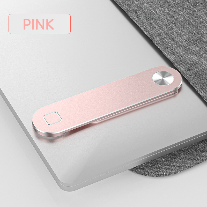 Laptop Screen Support Holder Magnetic Folding Holder Side Mount Tablet Phone Stand Adjustable Display Desktop Bracket: Pink