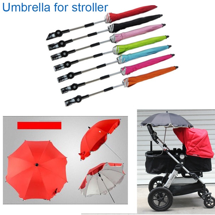 Universel bébé poussette accessoires couverture de pluie protection UV parapluie ajustement Yoyo babysing yoya et enfants vélo