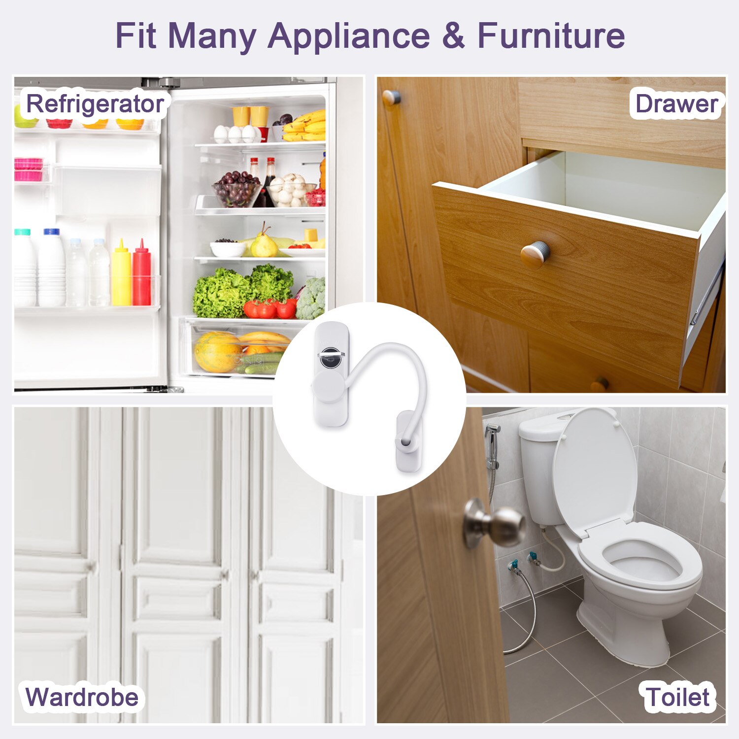 1PC Kids Window Door Restrictor Security Safety Steel Lock Children Protection with Cable Limiter Baby Infant Security for Home