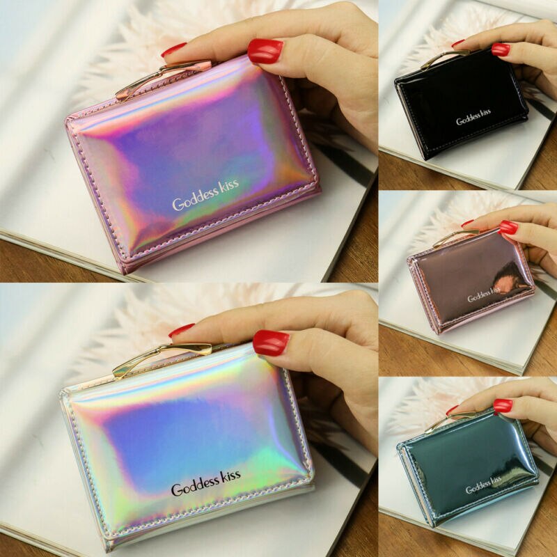 Frauen Mini Quaste Brieftasche Karte Halfter Kupplung Geldbörse Leder Handtasche Geldbörse Tasche