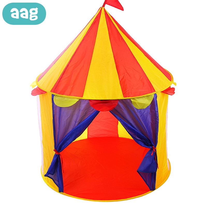 Aag Kinderen Tent Hut Kids Baby Teepee Cabine Huis Voor Kind Speelhuis Spel Tent Lodge Wigwam Prinses Kasteel baby Tenten