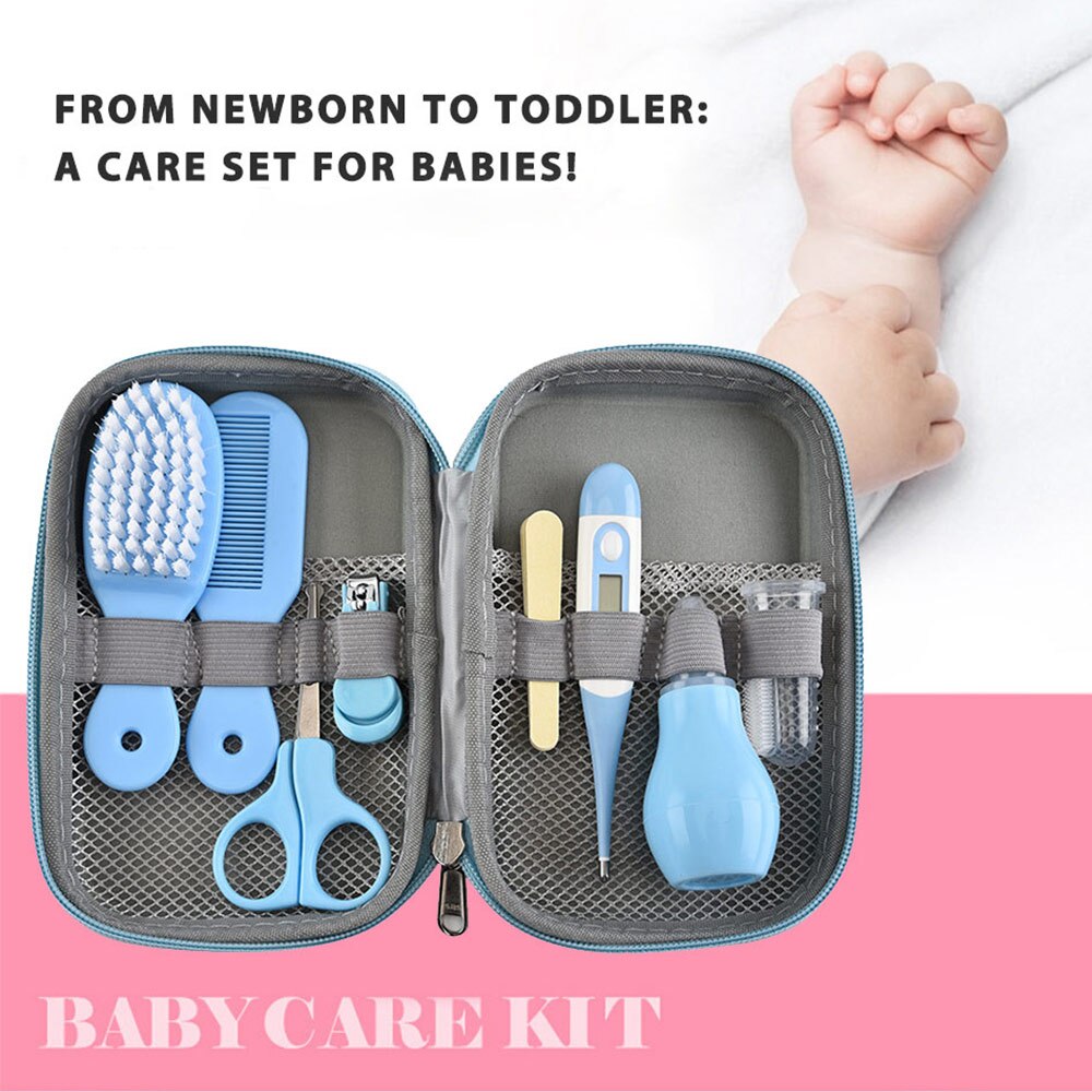 Babypleje værktøj sæt børn negle hår sundhedspleje termometer næserens tandbørste sikkerhedsværktøj multifunktion nyfødt pleje kit