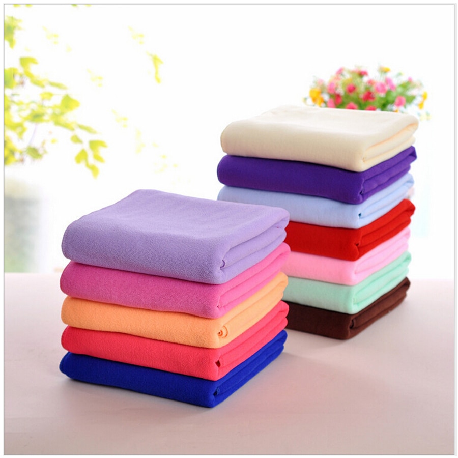 140x70cm / 55''x27'' Supersoft Microfiber Beach Towel Microfibre Bath Towel Sports Towel Gym Fast Drying Cloth Extra Large