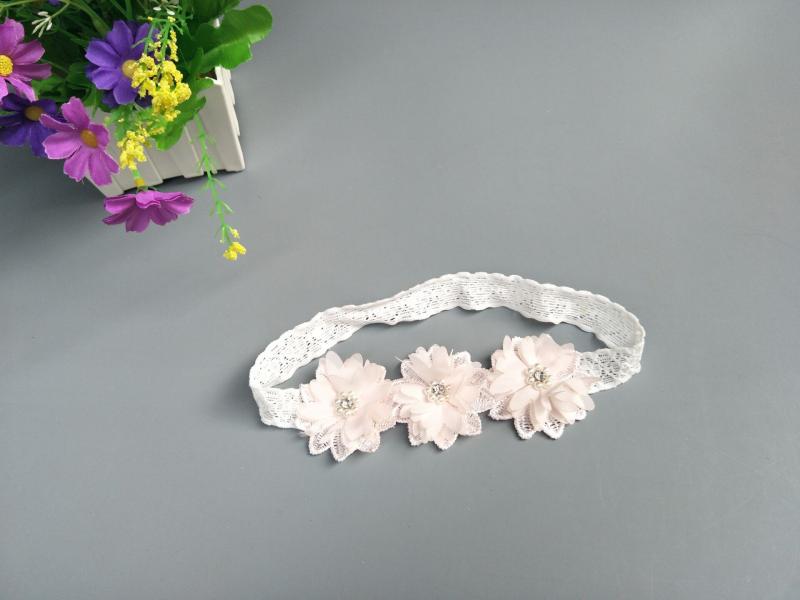 1 Pcs Baby Mädchen Stirnbänder Schöne kinder Perlen Blume Haar Band Perle Hairband Baby Haar Zubehör für Baby Schmuck