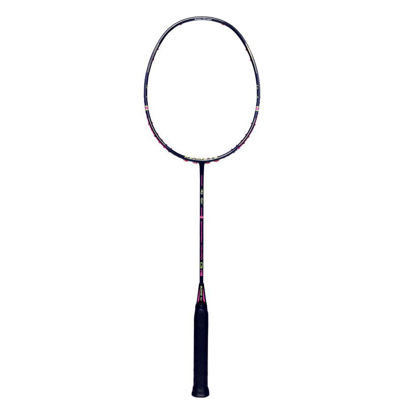 4U Offensive Badminton Racket with Secondary Reinforcement of 32 Pounds of Carbon Fiber Backcourt Smash Racket