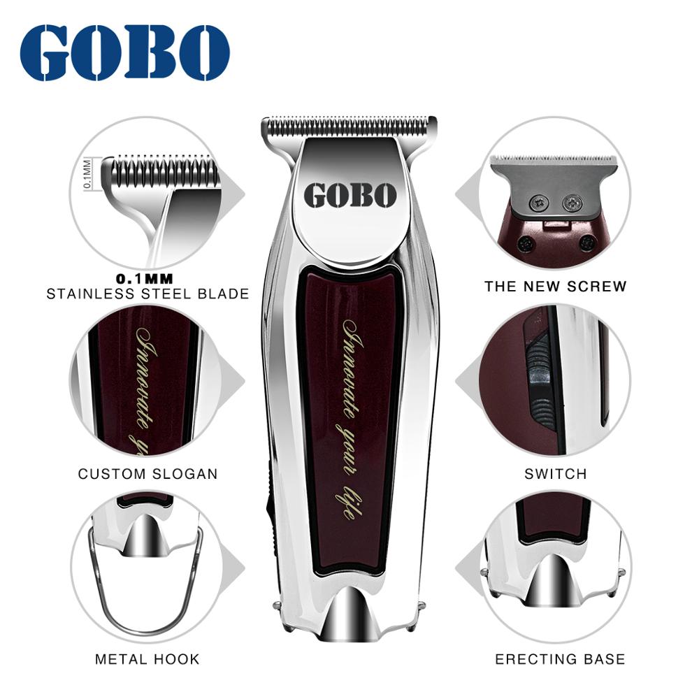GOBO 0.1mm Hair Clipper Hair Cutter Rechargeable Hair Clipper Haircut Barber Clippers Hair Trimmer