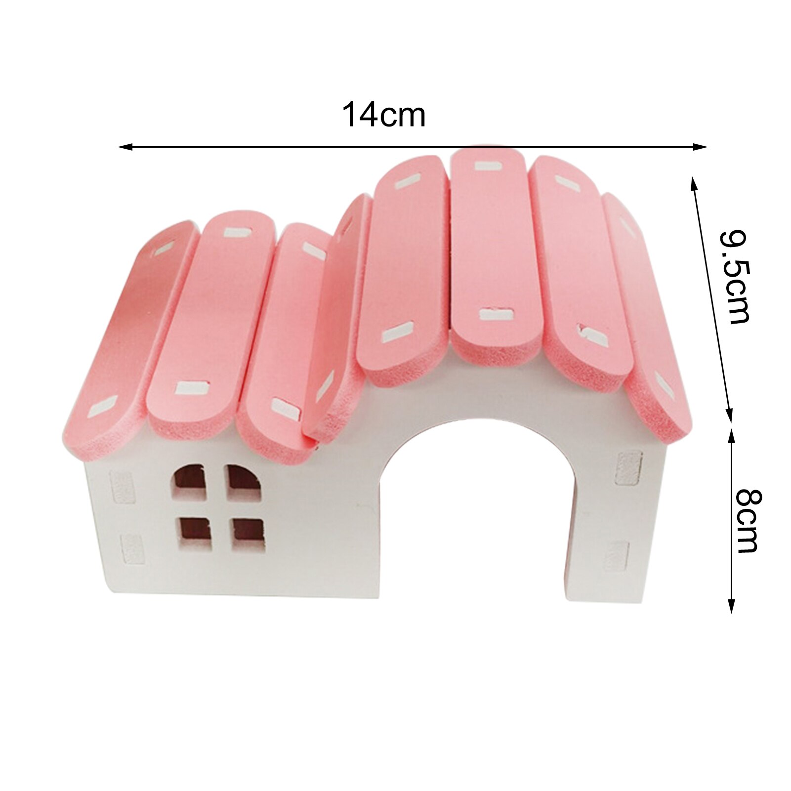 Hamster House Leisure Hedgehog Hamster Villa Living Hut Ventilated Small Pets Mouse Sleeping Nest House Toy for Rat