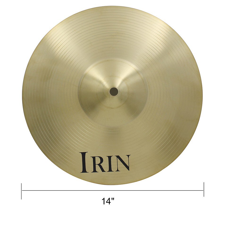 12''/14" Drum Cymbal Brass Alloy Crash Ride Hi-Hat Cymbal for Drum Set: 14inch