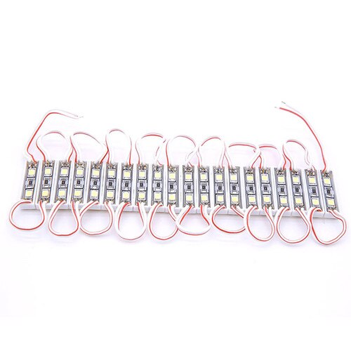 20PCS Small Size LED Module Light SMD 2 LED Waterproof Advertising Sign Backlight Storefront Modules Strip Lamps