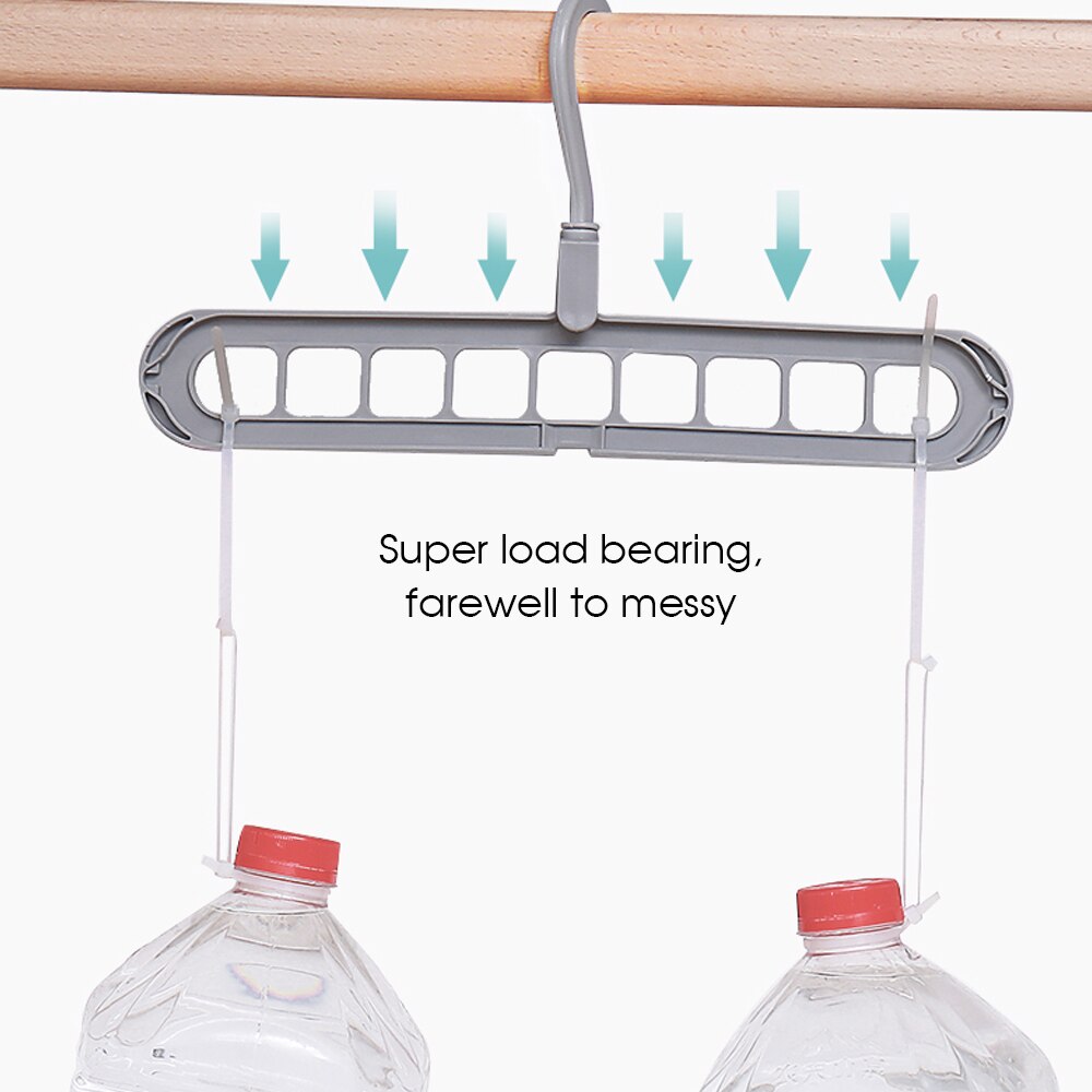 Multi-Port Support Circle Clothes Hanger Clothes Drying Rack Multifunction Plastic Scarf Clothes Hangers Hangers Storage Racks