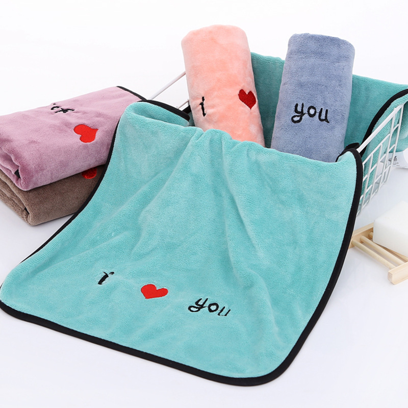 Romantic Love for Girlfriend Boyfriend Towel Anniversary For Wife Husband Valentines Day: Green
