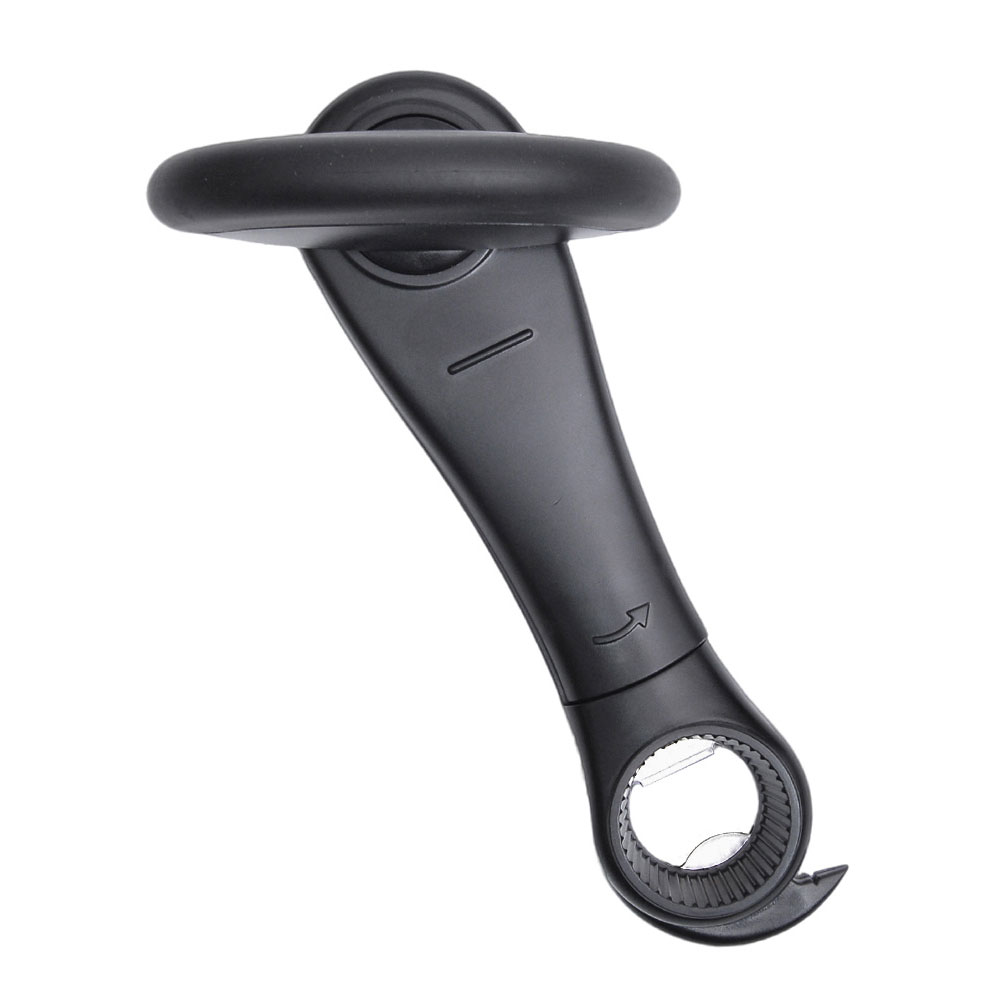 Portable Can Opener Plastic Safety Hand-actuated Bottle Opener Anti Slip Easy Grip Side Cut Multi-Func Kitchen Tool: Default Title