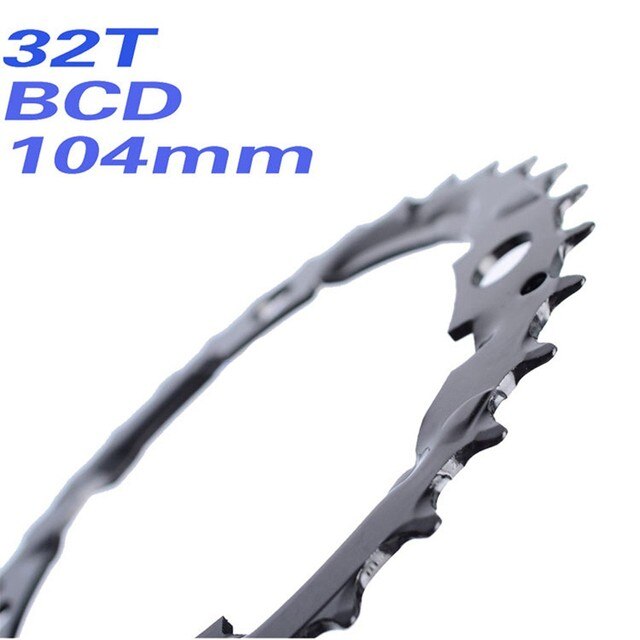 22T 32T 42T 44T Smalle Brede Bike Mtb Kettingblad Enkele Tand Keten Ring Voor 7/8/9/10/11Speed 104BCD Fietsen Kettingblad: 32T