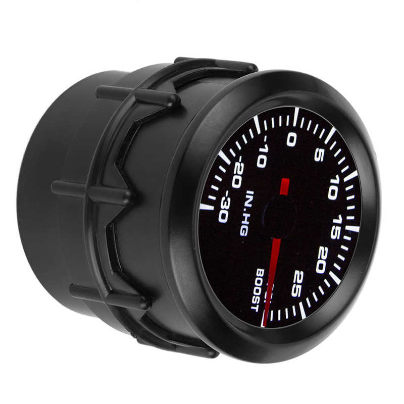 vacuum meter digital digital vacuum meter 2in 12V Boost Meter -30-30PSI Measuring Range Pressure Gauge White Light