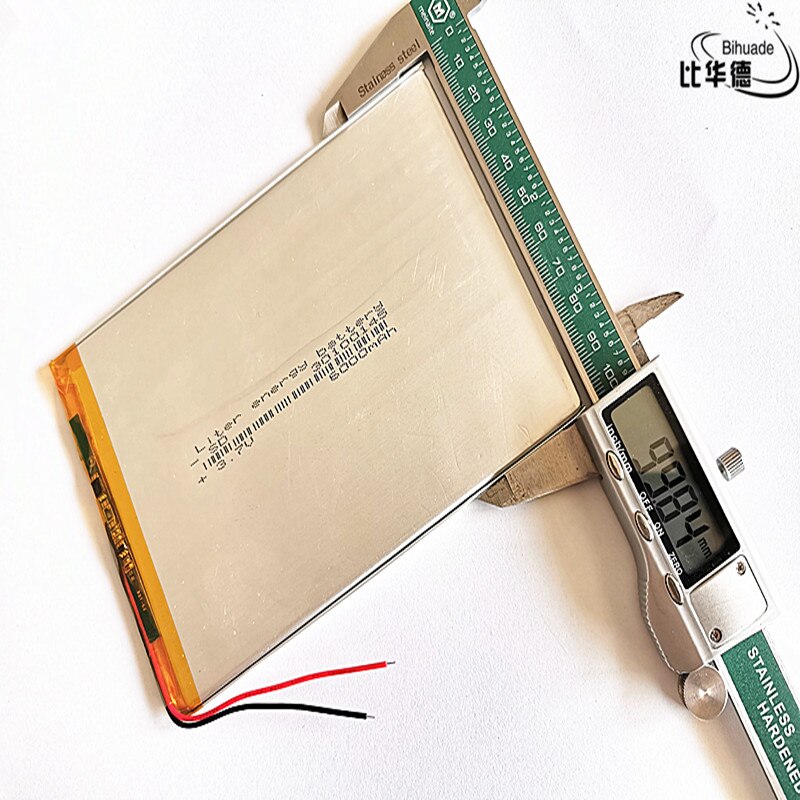 Batterie lithium-ion pour tablette Digma optima 30100145, 10.6 mah, 6000 V, polymère, 3G, TT1006MG, pour irbis tz172, 3.7