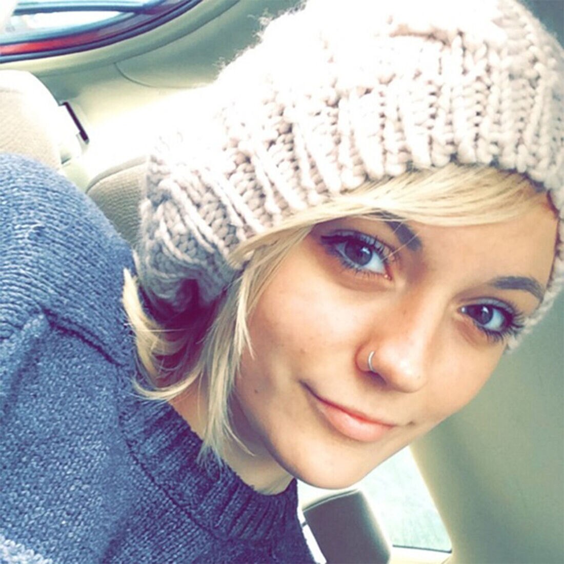 Beret Braided Hats Baggy Beanie Crochet Warm Winter Hat Ski Cap Wool Knitted Caps Women Lady Hats