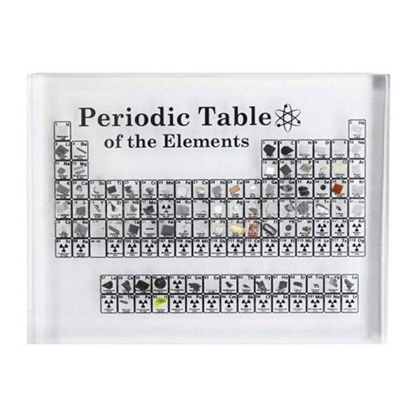 Acrylic Periodic Table Display Kids Teaching School Day Birthday Chemical s Display Home Decor Teacher