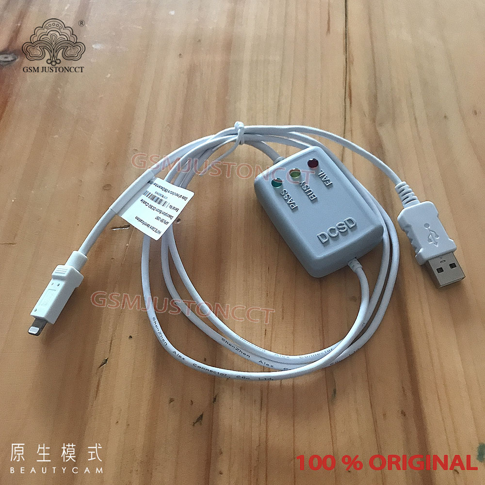 DCSD Ingenieurwesen-Kabel für iPhone iPad, violette Bildschirmlinie, Lesen, Schreiben, Festplatten, Daten entsperren, WLAN
