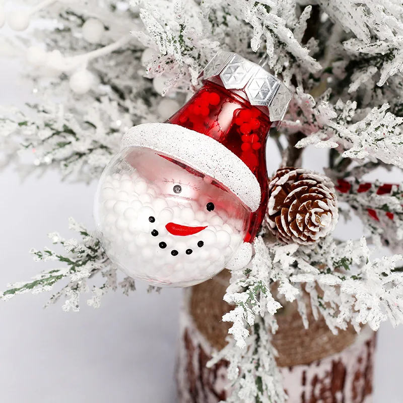 80 pçs/set novas decorações de natal árvore superior estrela bola de natal pintado caixa de presente conjunto decorações de árvore enfeites de natal