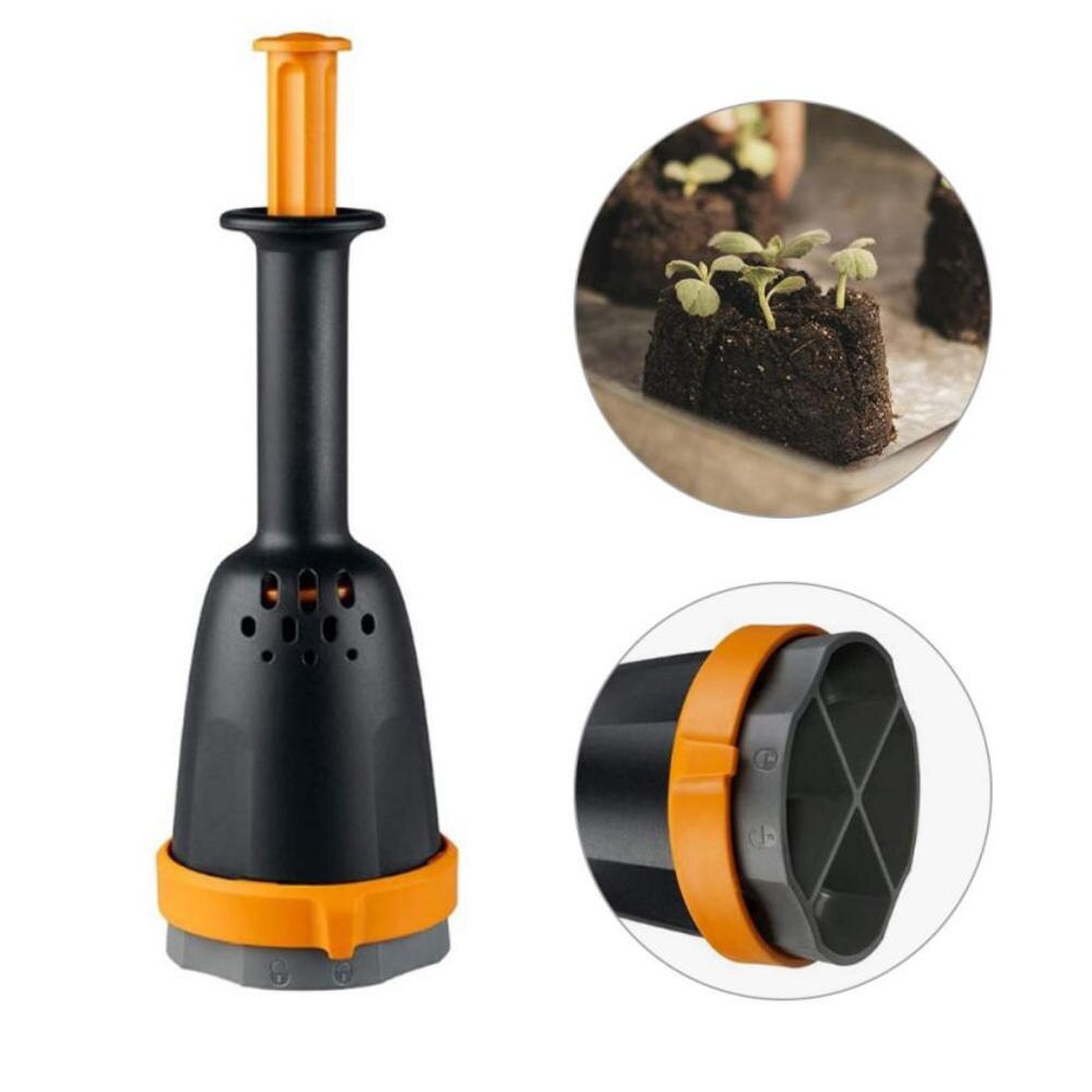 Soil Block Maker Seed Soil Blocker Manual Gardening Soil Making Tool for Nursery Pots Greenhouse Flower Pots Growing Bags