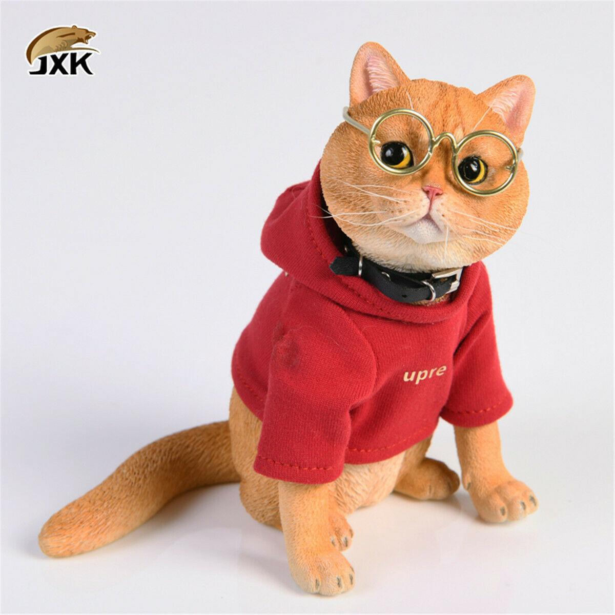 JXK 1/3 Plutus Cat Model American Shorthair Cute Pet Collector Decor Kids Ornaments Decoration Education Model