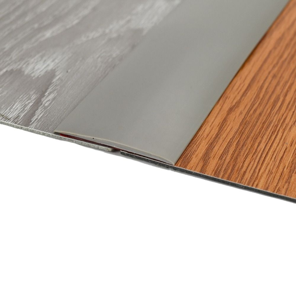 Self Adhesive Carpet To Tile Edging Trim Strip Cuttable Threshold Cover Doorway Divider Strip Wear-resistant Flat Button Strip