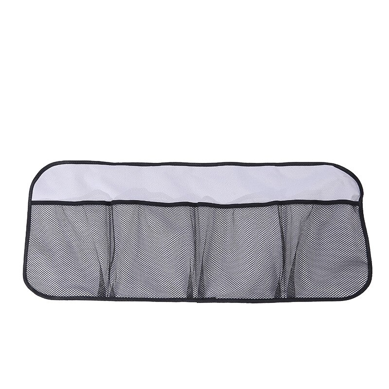 Auto Lagerung Organizer Auto Kofferraum Tasche Universal- Große Kapazität Rücksitz Lagerung Tasche Kofferraum Ladung Gittergewebe Halfter Tasche: grau B