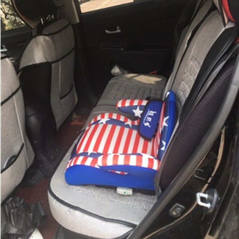 ALWAYSME ISOFIX Auto Sitz ErhöHenne Verdicken Sitzkissen Und Weich Basis Mit ISOFIX Gürtel verriegeln Für Auto, Stuhl