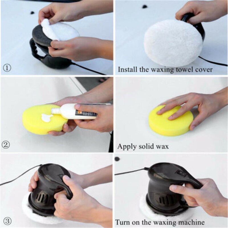 Máquina pulidora eléctrica de 40W para coche, pulidora de pintura brillante de 12V, suministros de mantenimiento de vehículos, pulidor de reparación de automóviles de autoservicio