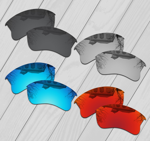 E.o.s Gepolariseerde Verbeterde Vervanging Lenzen Voor Oakley Half Jacket Xlj Zonnebril-Meerdere Keuze: 4 Pairs