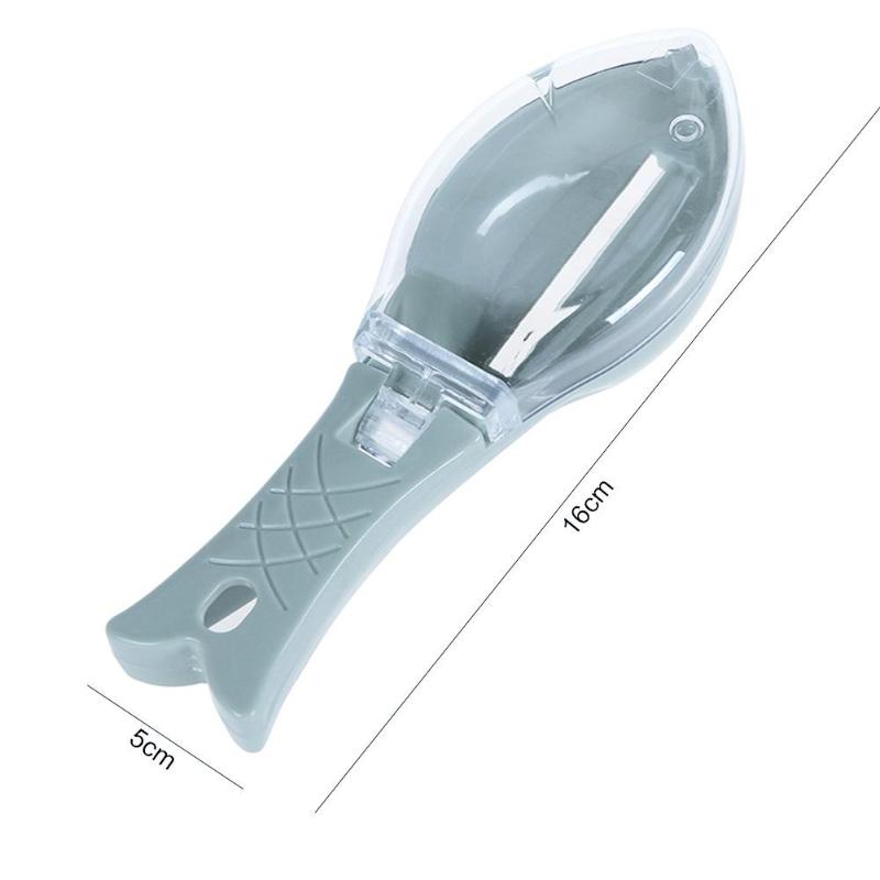 Vktech fiskeskind skæl børste rengøring skraber skaldyr skræller hurtig fjerner fiske skæl skrabe kniv fisk madlavning køkken gadgets