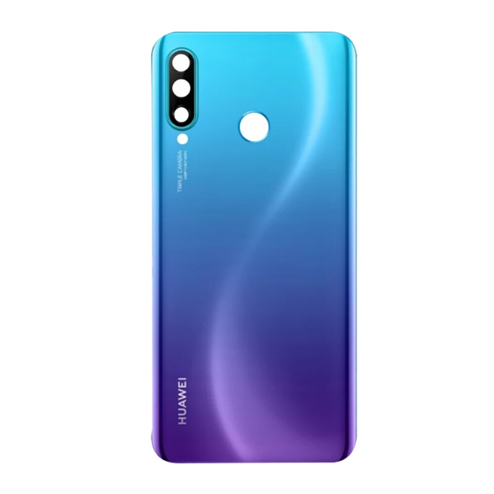 6.15" Back Cover For Huawei P30 Lite Back Battery Cover Nova 4e Rear Glass Door Housing Case For Huawei P30 Lite Battery Cover: 48MP Blue