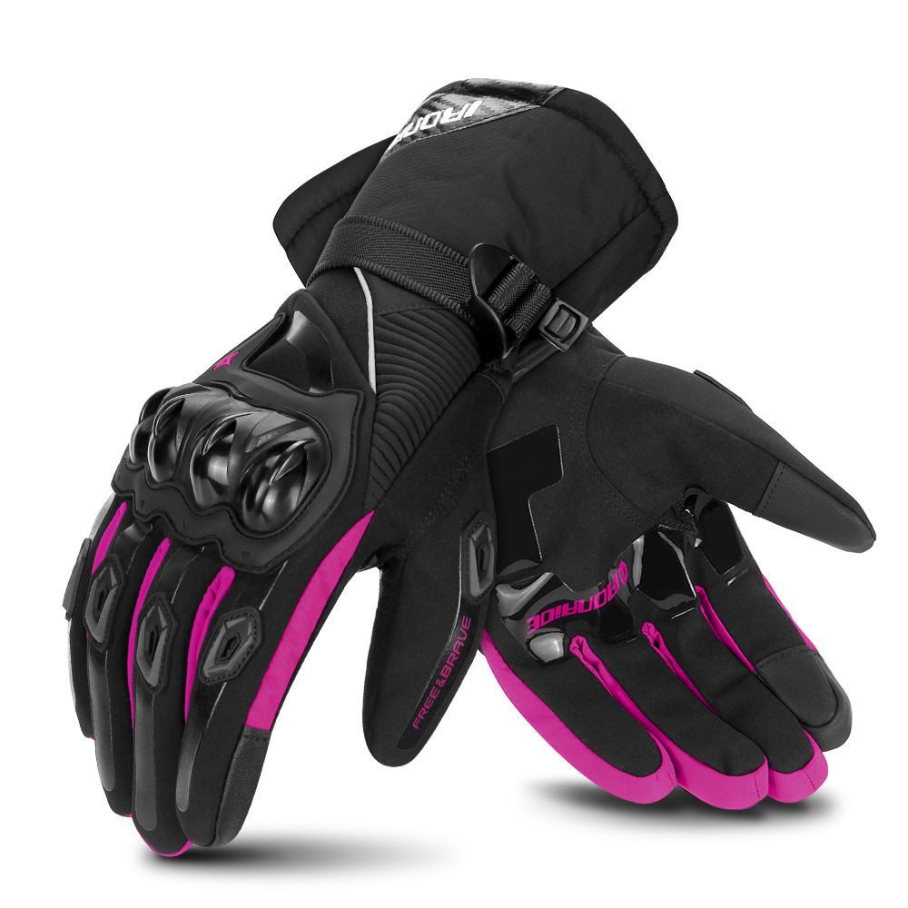 Guanti Moto invernali impermeabili Touch Screen uomo guanti Moto guanti protettivi antivento guanti Moto Motocross