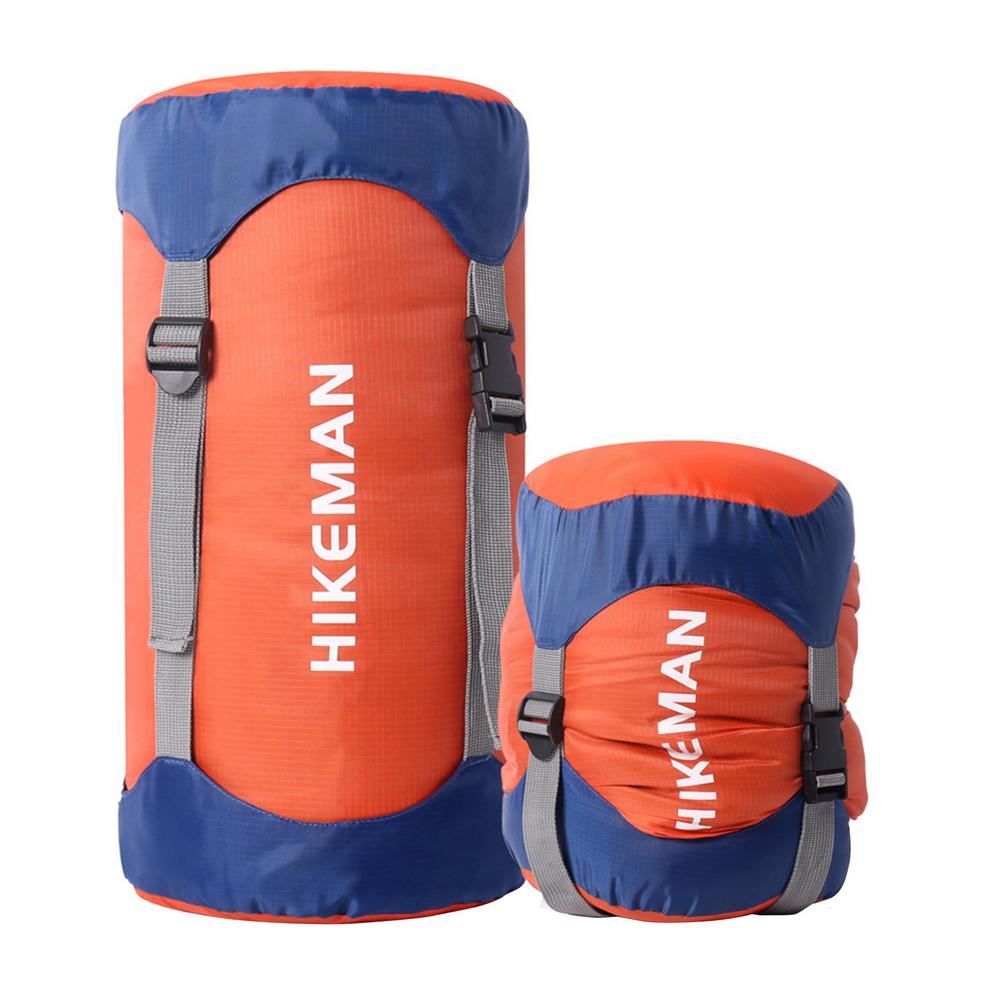 Wasserdicht Kompression Zeug Sack draussen Camping Schlafsack Nylon Lagerung Tasche Für Camping Reise Wandern: Orange
