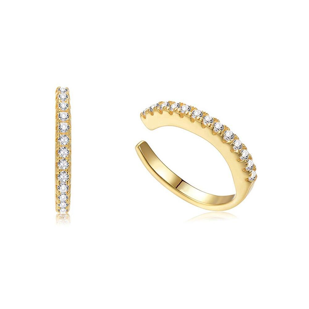 Brincos de argola pequena para as mulheres ouro hoop zircon mini círculo brincos de ouro presente para a nova chegada 2020: E9010
