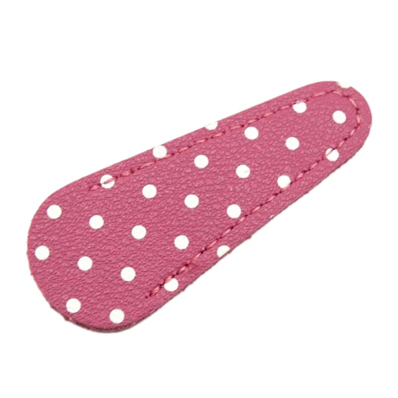 Estojo de couro pu para tesoura de bordar, capa protetora para barbeiro e cabeleireiro: Rose Red