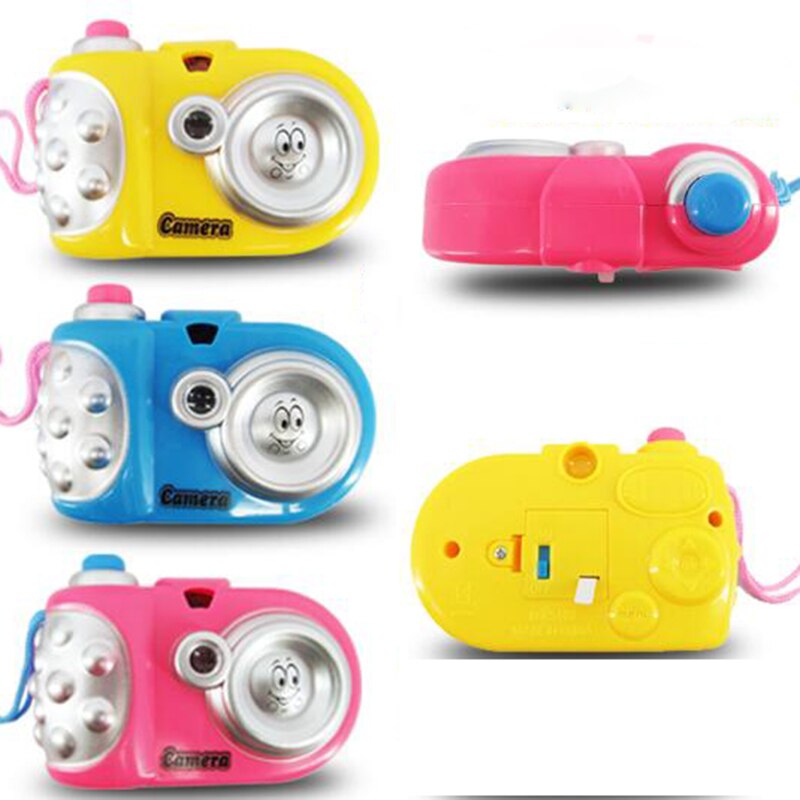 Cámara de juguete interactiva intermitente LED divertida para chico, cámara de luz con de oveja de Color aleatorio, juguetes educativos para niños