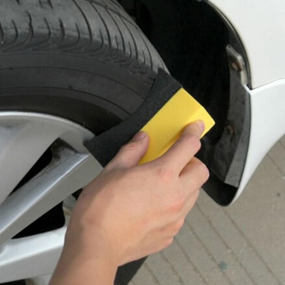 2 unids/pack lavado esponja para rueda de neumático de coche de agua suave esponja de succión de limpiador de neumáticos de coche toallitas de limpieza esponjas