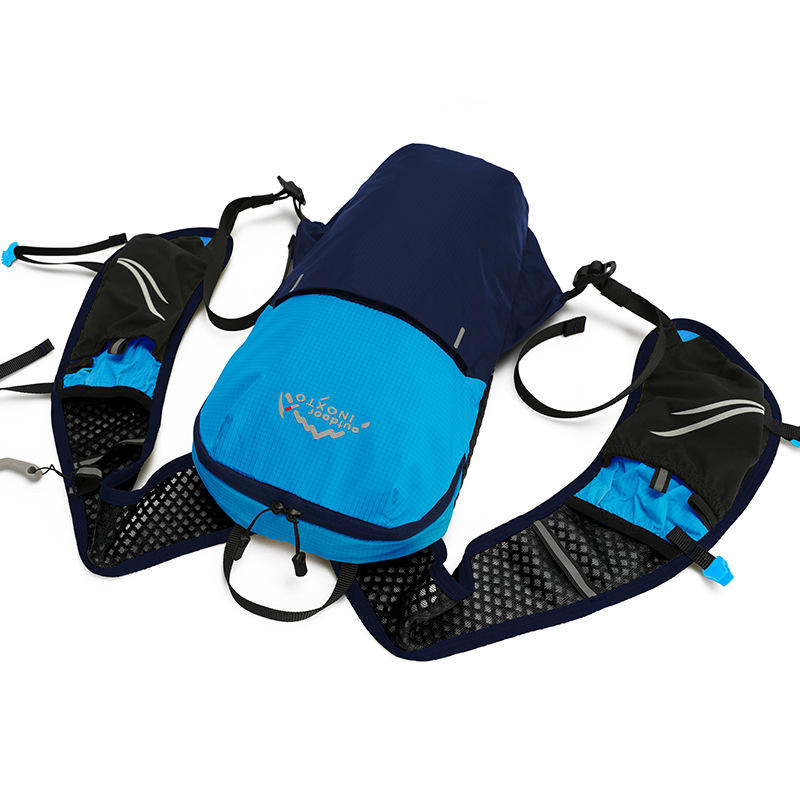 INOXTO Wasserdichter Laufrucksack, 5 l, ultraleichte Trinkweste, Rucksack, wandern- und Fahrradtasche, atmungsaktive Sporttasche, 2 l Wasserbeutel