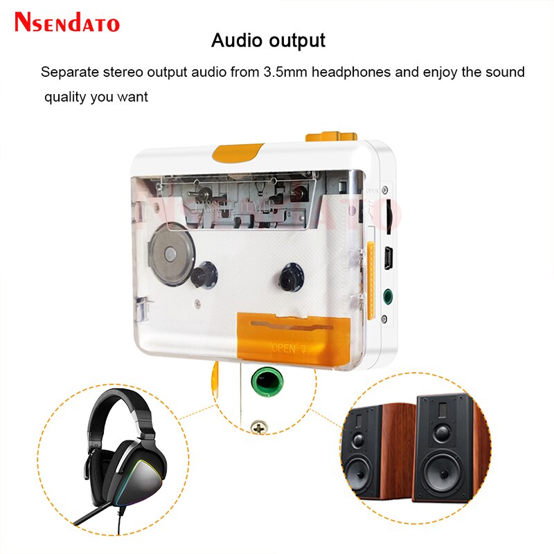 Draagbare Usb Radio Cassette Player Muziek Audio Naar Pc Super Usb Cassette To MP3 Tape Cassette Player Capture recorder