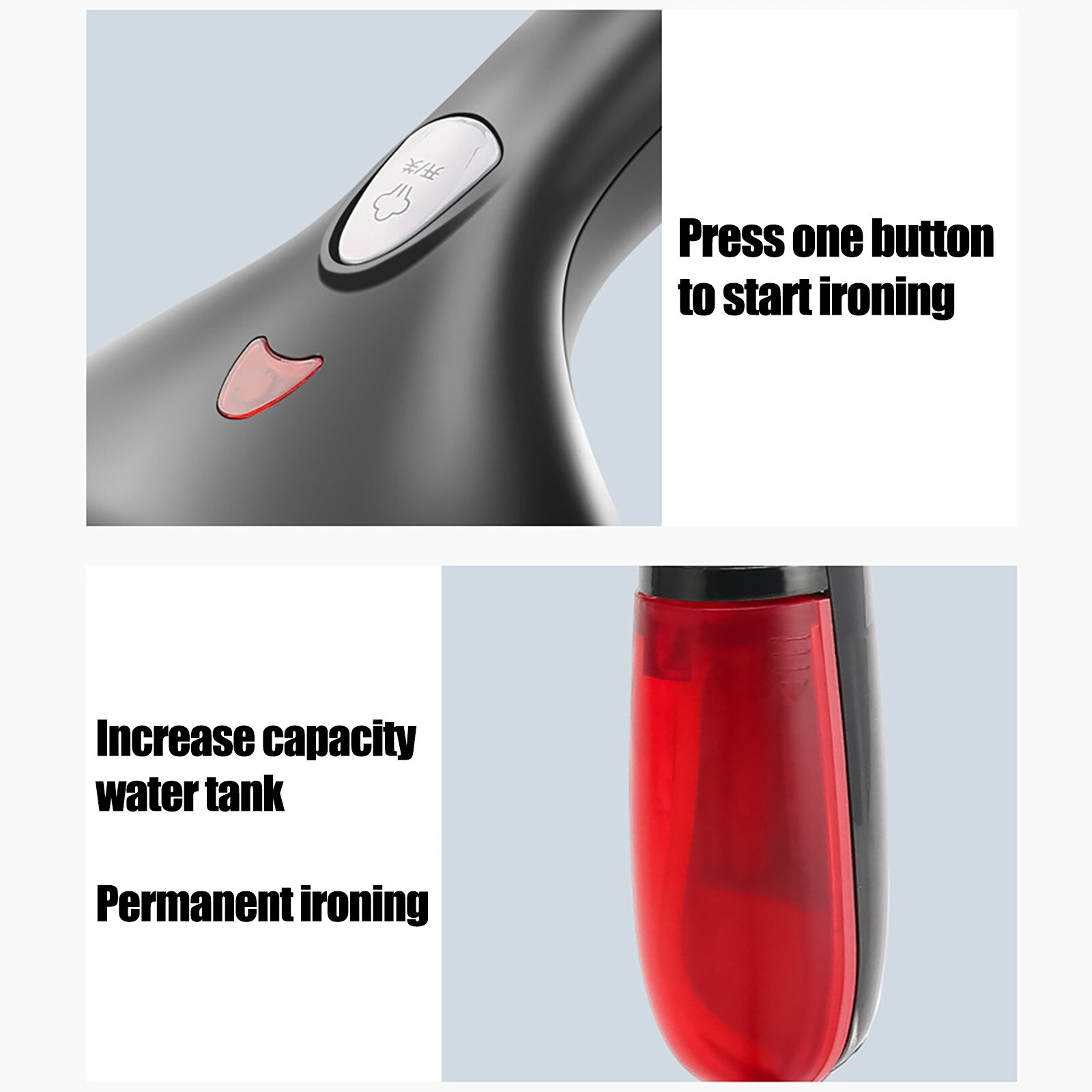 Portable Ironing Steam Iron Handheld Fabric Steamer Powerful Garment Steamer For Home Travelling Portable Steam Iron#g30